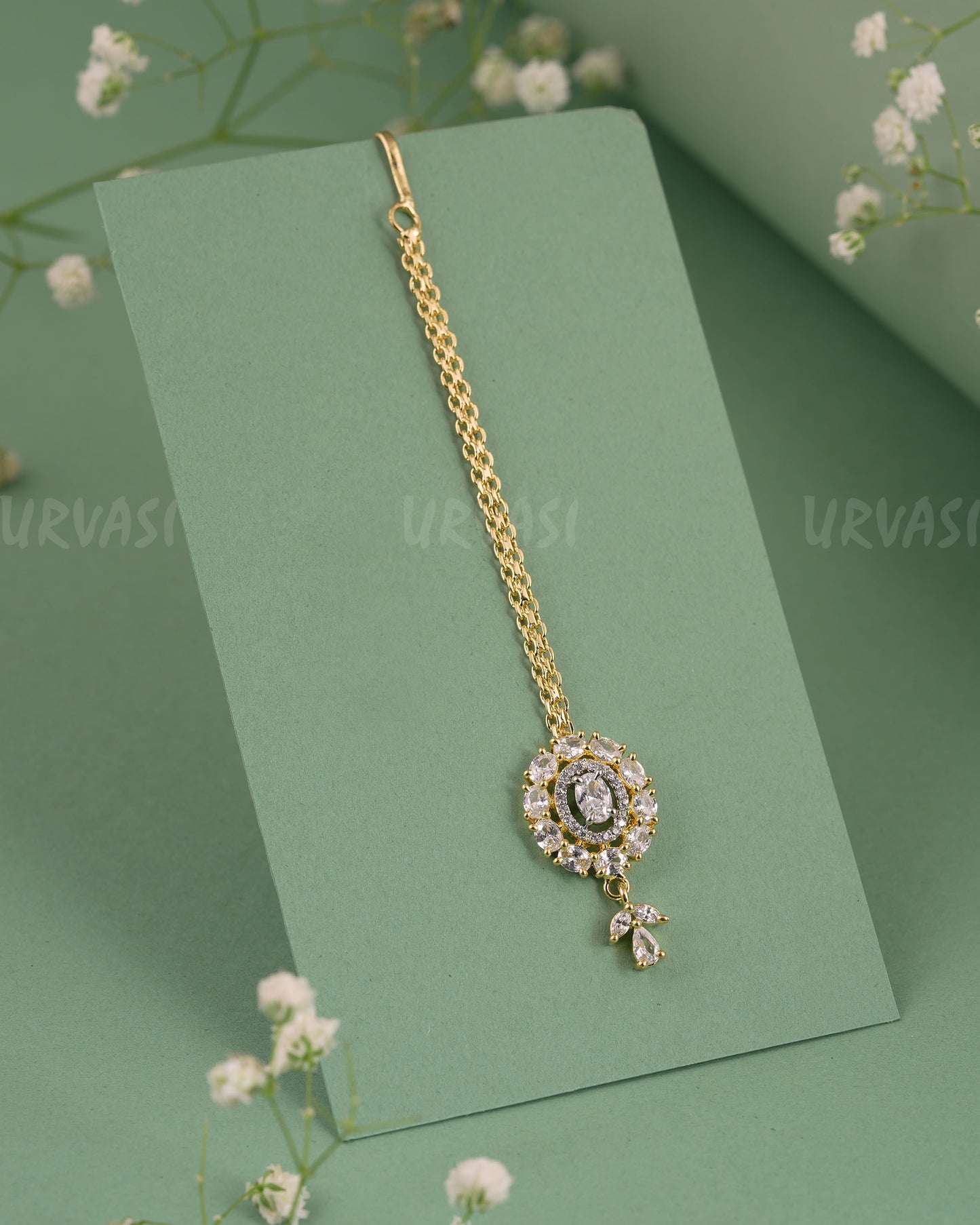 Gold-Polish Leaf Designed Chutty CH 125