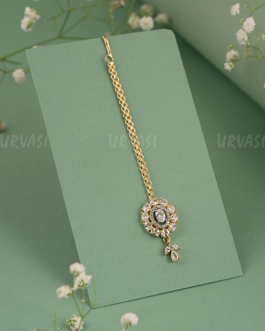 Gold-Polish Leaf Designed Chutty CH 125