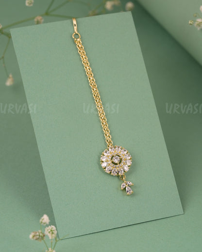 Gold-Polish Floral Designed Chutty CH 122