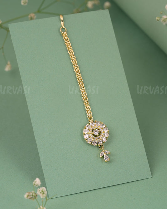 Gold-Polish Floral Designed Chutty CH 122