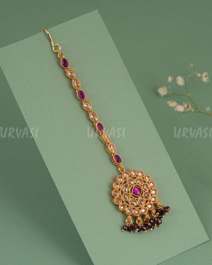Gold-Toned FloralDesigned Chutty CH 146