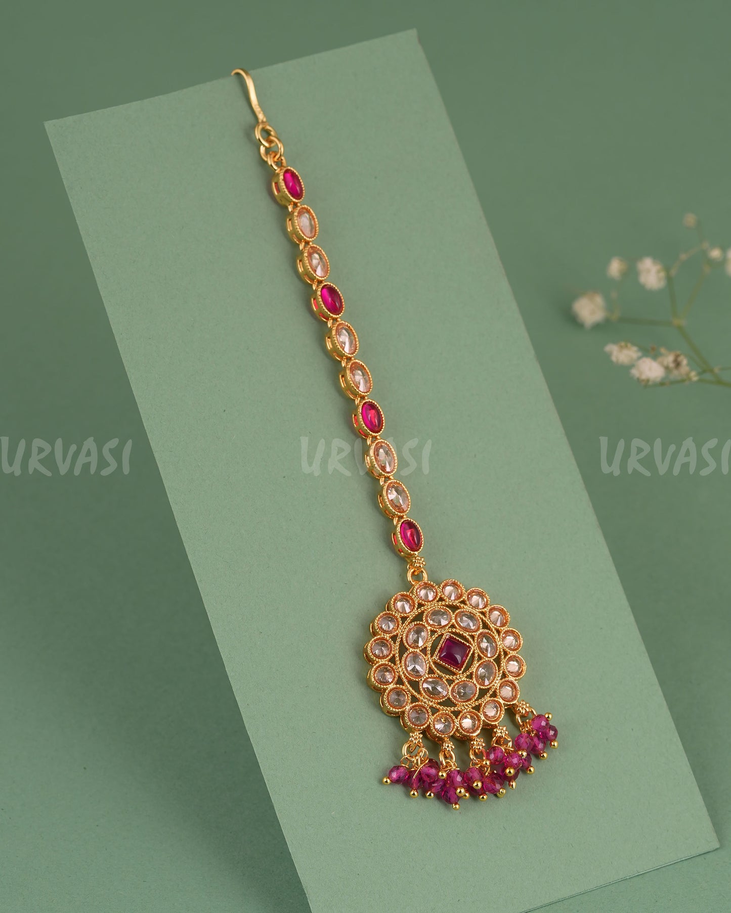 Gold-Toned FloralDesigned Chutty CH 146