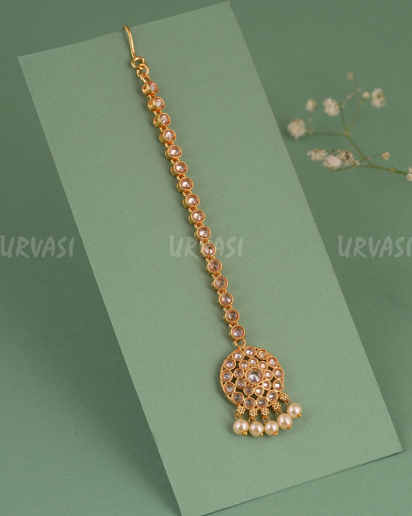 Gold-Polish Floral Simple Chutty CH 139