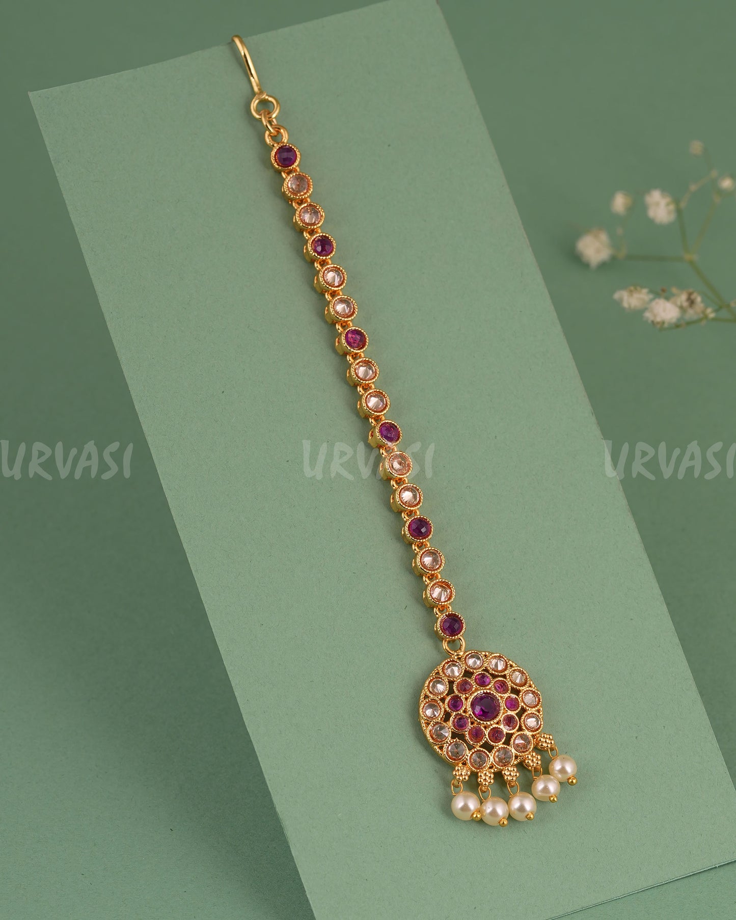 Gold-Polish Floral Simple Chutty CH 139