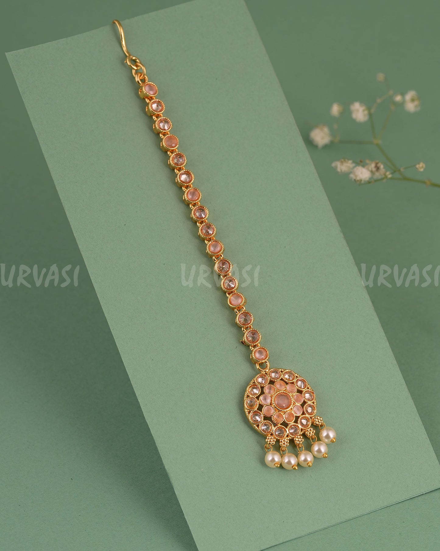 Gold-Polish Floral Simple Chutty CH 139