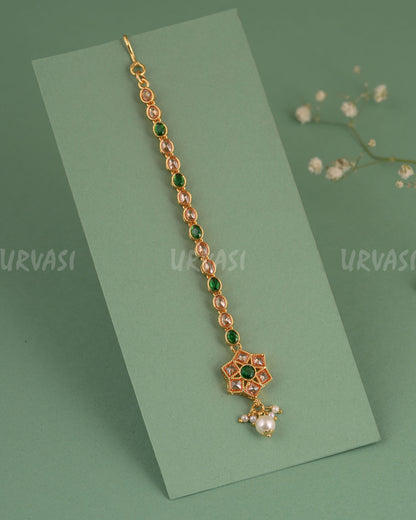 Gold-Toned Floral Designed Chutty CH 134