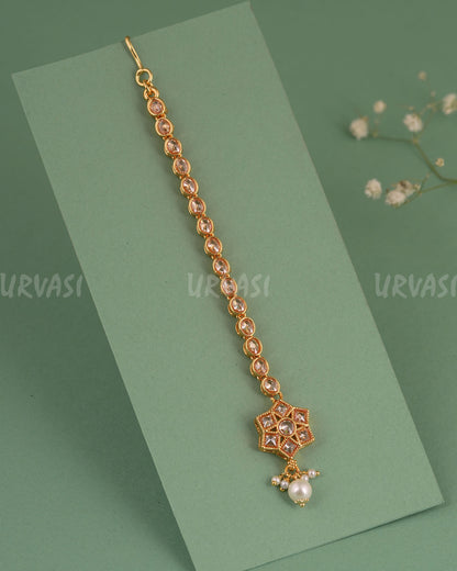Gold-Toned Floral Designed Chutty CH 134