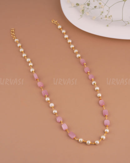 Gold-Toned One-Layer Long Mala Ma 128