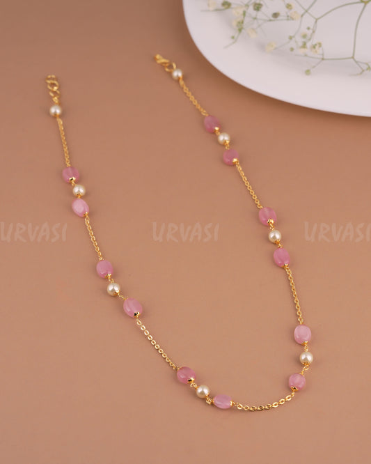 Gold-Toned Beaded Mala Ma 131