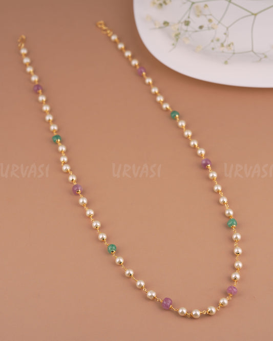 Gold-Toned One Layer Mala Ma 126