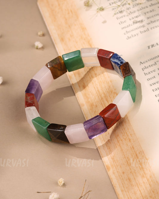 Hand-Made Fengshui Chakra Healing Gemstone Bracelet BR 79