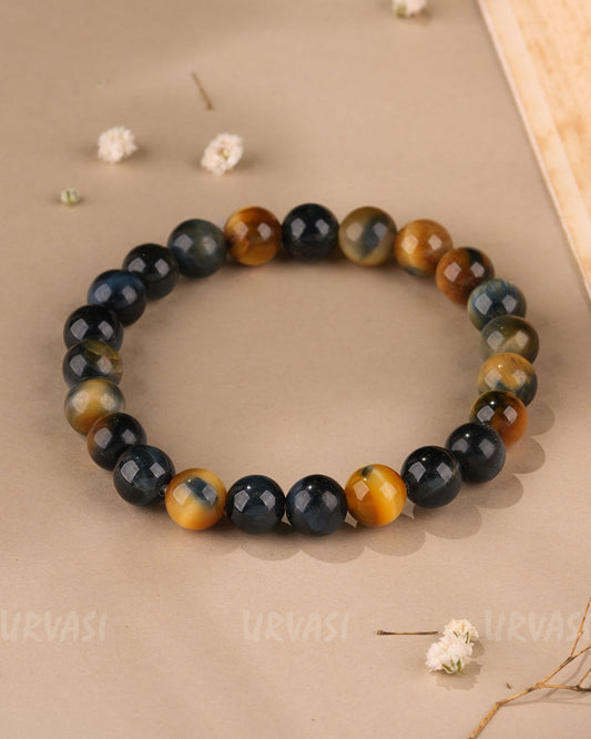 Hand-Made Tiger's Eye Stretchable Bracelet BR 124