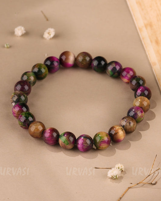 Hand-Made Multi-Colour Tourmaline  Bracelet BR 122