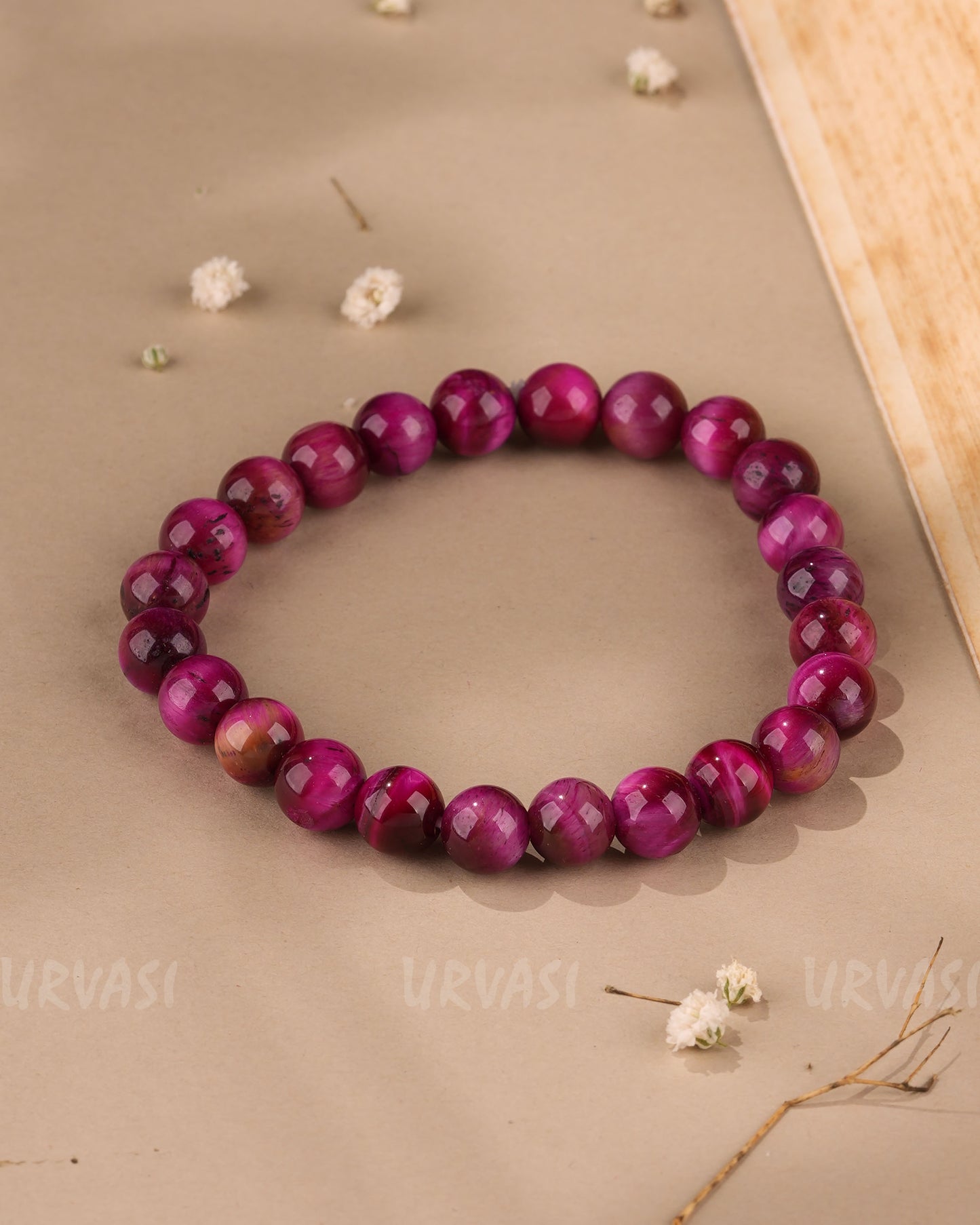 Hand-Made Purple Tiger's Eye Bracelet BR 111