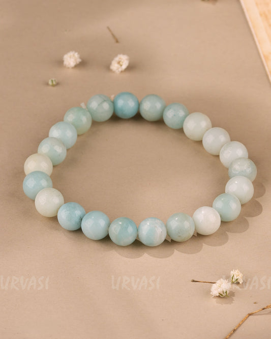 Hand-Made Amazonite Stone Bracelet BR 109