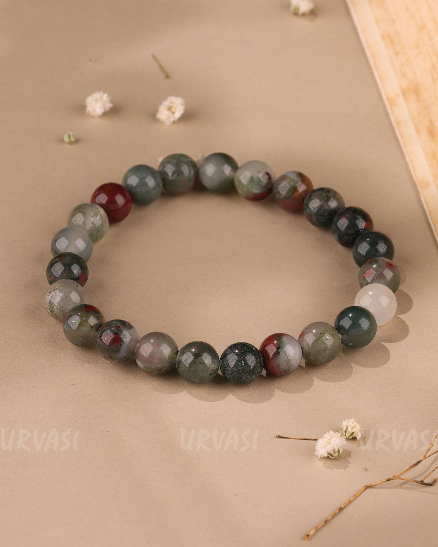 Hand-Made African Blood Stone Bracelet BR 101