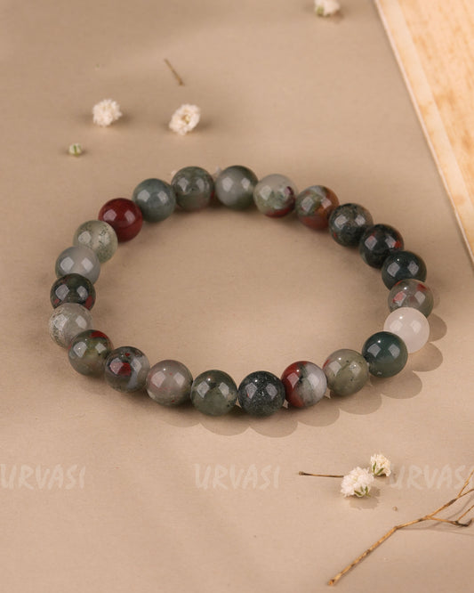 Hand-Made African Blood Stone Bracelet BR 101
