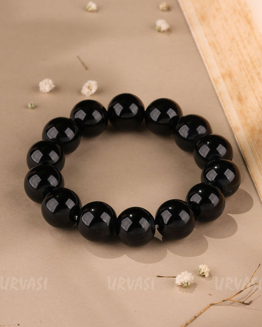 Hand-Made Black Jadeite Bracelet BR 93
