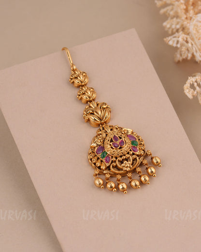 Gold-Toned Floral Non-Idol Chutty CH 160