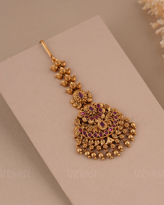 Gold-Toned Floral Non-Idol Chutty CH 159