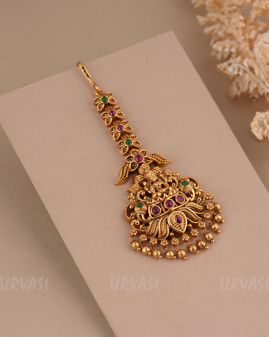 Gold-Toned Lakshmi Floral Chutty CH 153