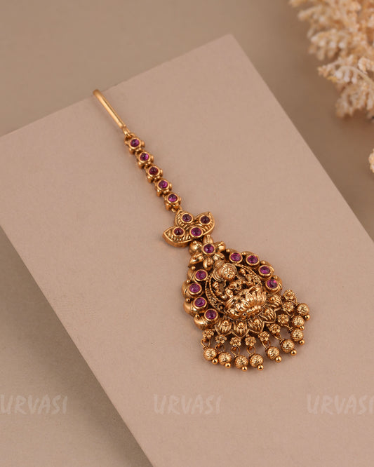 Gold-Toned Lakshmi Floral Chutty CH 151