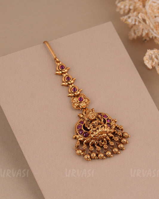 Gold-Toned Lakshmi Floral Chutty CH 150