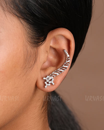 Floral Replica AD Ear-Cuff Earrings ER 916