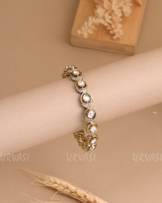 Mehendi Polish Polki AD Bangles BA 425