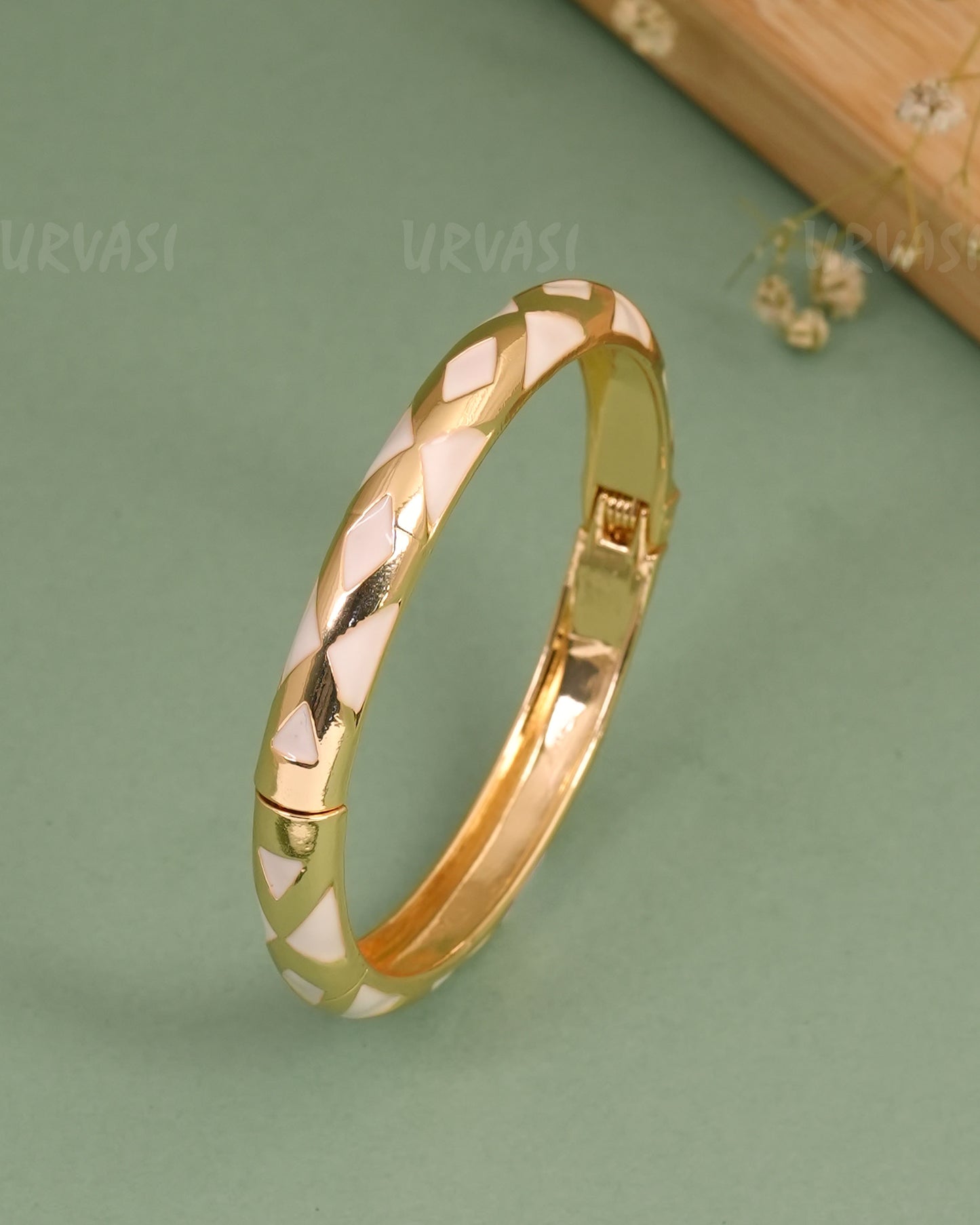 Gold-Enamel Meenakari Bangles BA 461