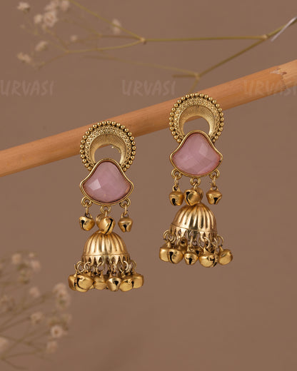 Gold-Toned Chandbali   Earring  ER 1084
