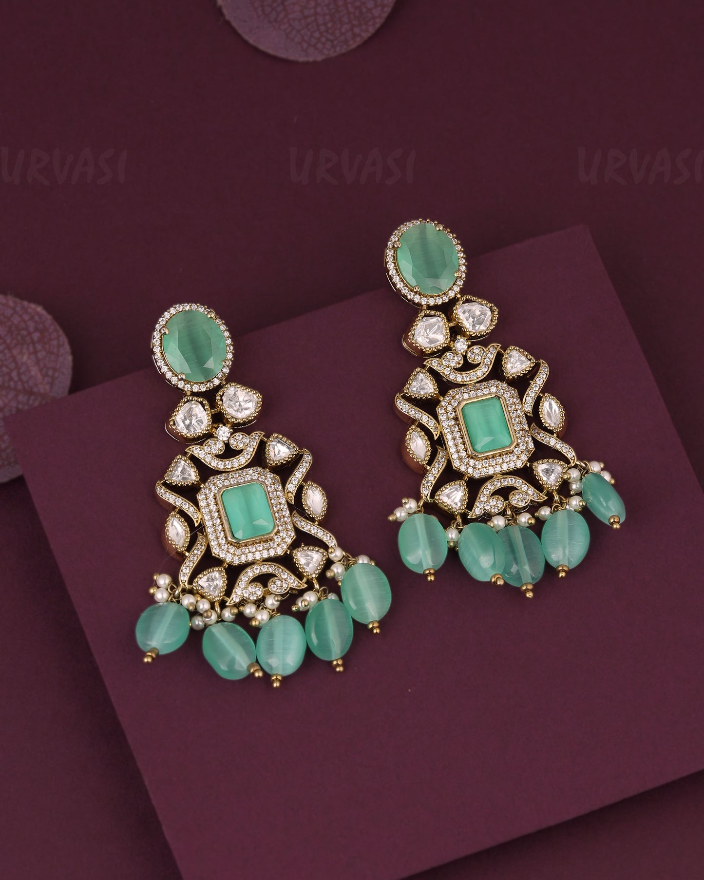 Gold-Toned  Pearl Drop Earring ER 1232