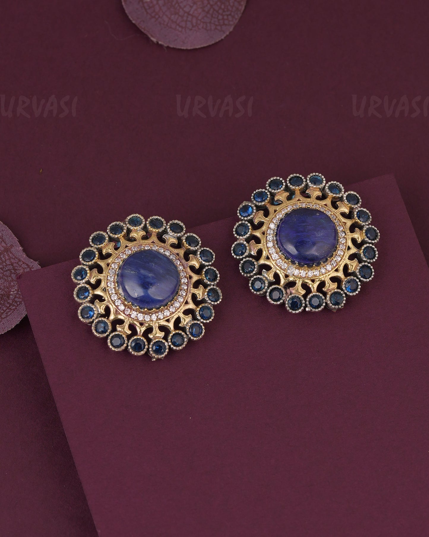 Floral-Fresh Water Designed Stud  Earring  ER  1160