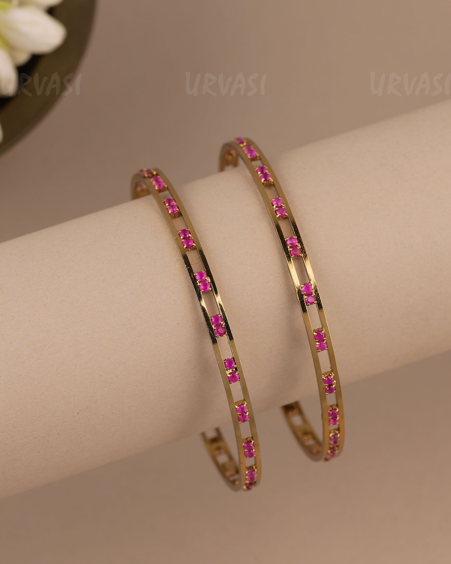 Mehendi-Polish  Cluster-Set  Bangles (Set of Two) BA 474