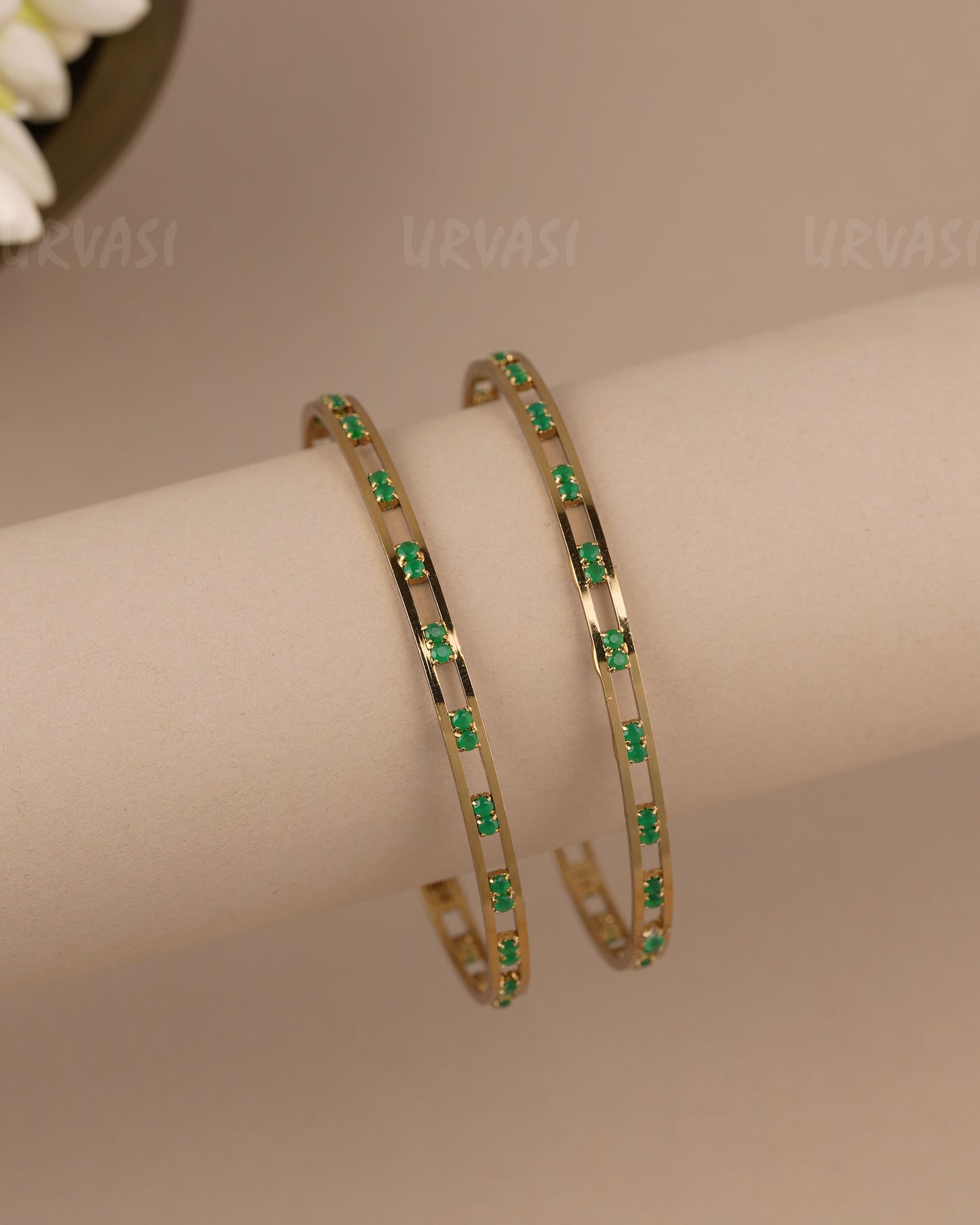 Mehendi-Polish  Cluster-Set  Bangles (Set of Two) BA 474