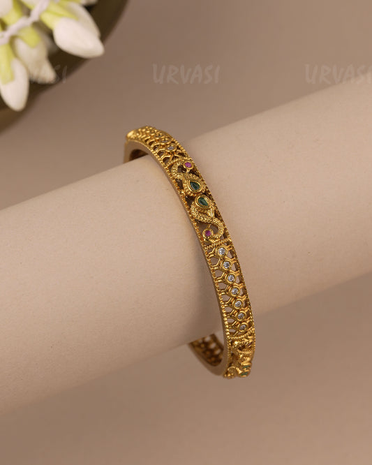 Gold-Toned Traditional Bangles  BA 489