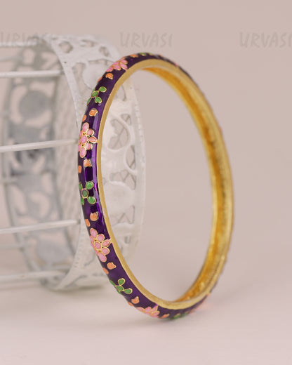 Gold-Enamel Meenakari Bangles BA 507