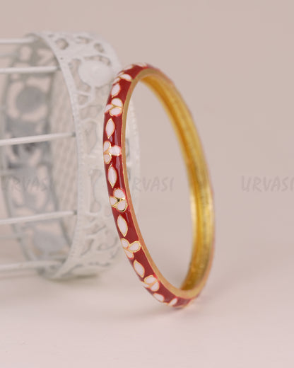 Gold-Enamel Meenakari Bangles BA 506