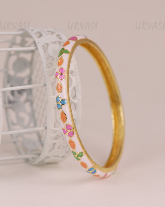 Gold-Enamel Meenakari Bangles BA 506