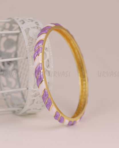 Gold-Enamel Meenakari   Bangles BA  504