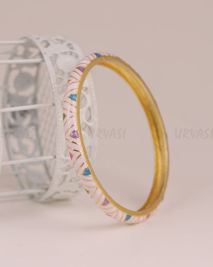 Gold-Enamel Meenakari Bangles 508