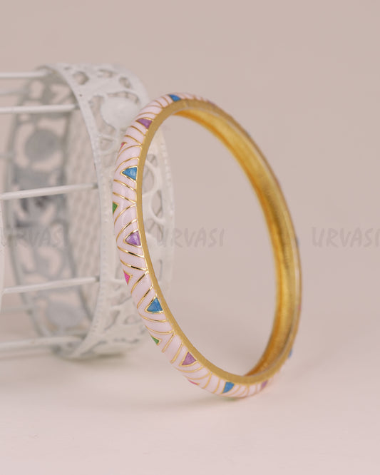 Gold-Enamel Meenakari Bangles 508