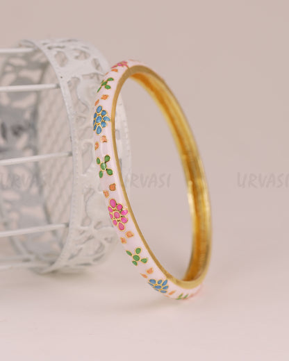 Gold-Enamel Meenakari Bangles BA 507