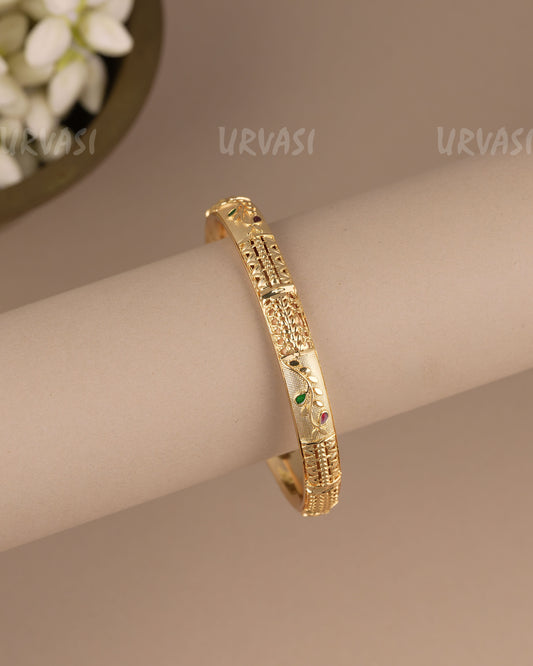 Gold-Polish  Traditional  Bangles  BA 511