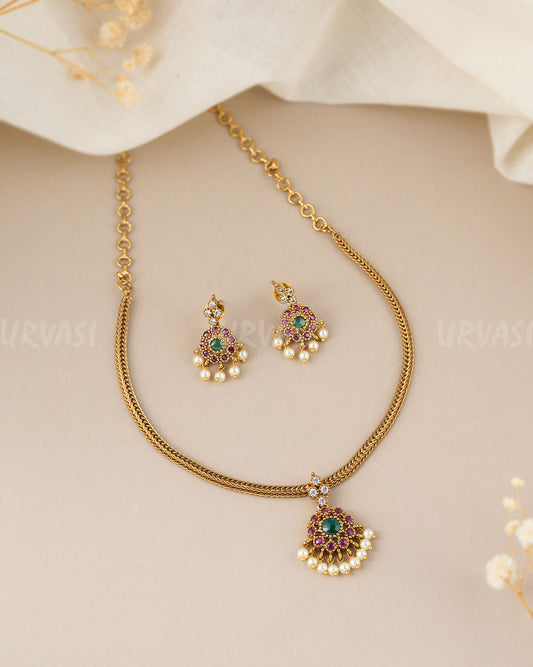 Varnika Antique pearl Necklace 578