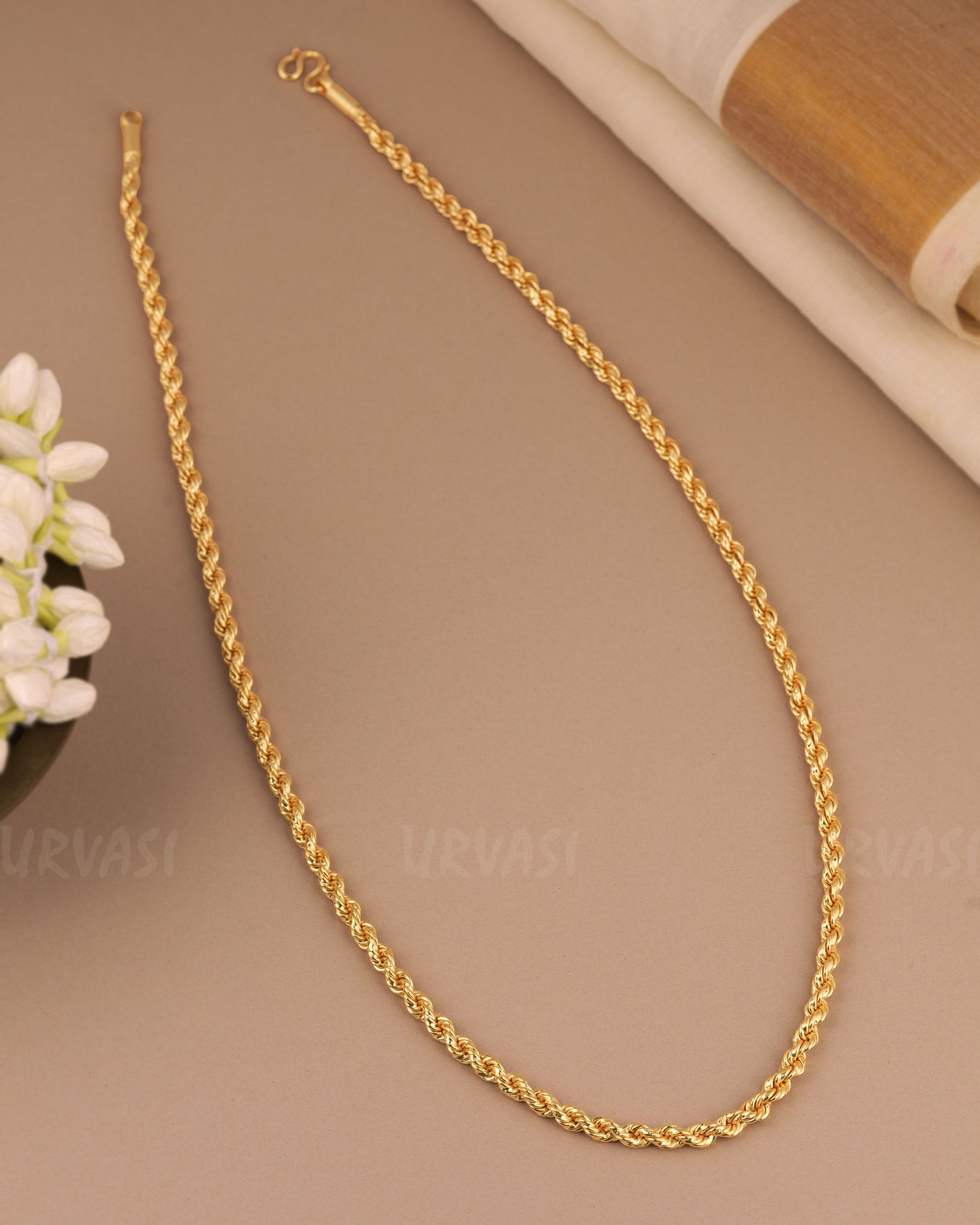 Gold-Polish  Rope-Chain Mala MA  164