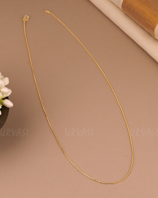 Gold-Polish  Box Chain Mala MA 168