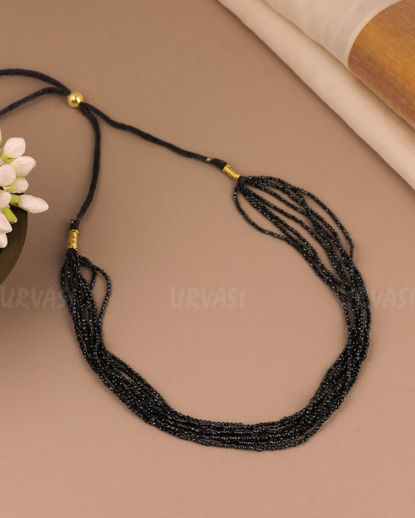 Natural Beaded Layered  Mala  MA  154