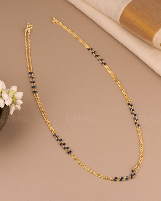 Gold-Toned  Two-Layer  Mala  MA 155