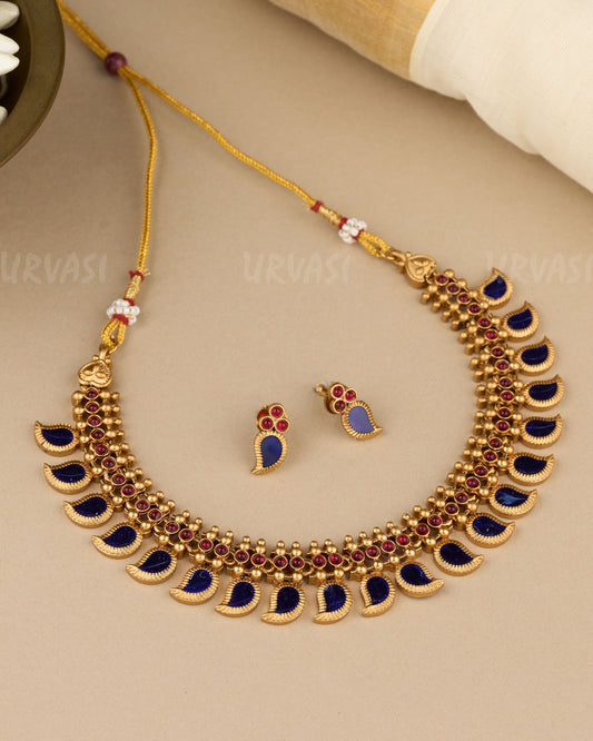 Gold-Toned Mango Choker Necklace 1842